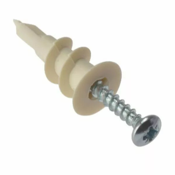 Cavity Wall / Plasterboard Driva Fixings (Metal & Nylon)